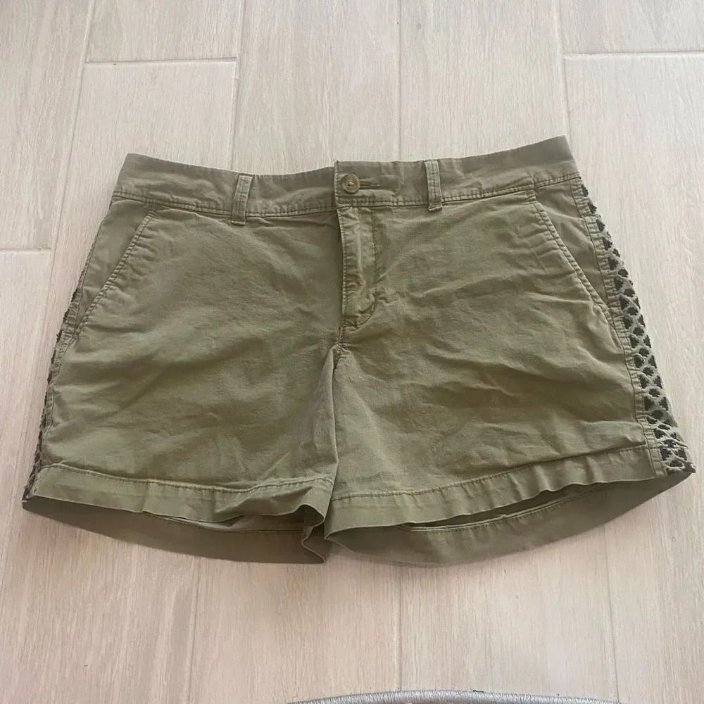 Old Navy Green Chino Shorts